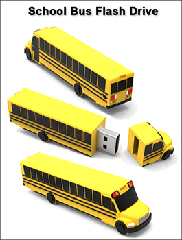 School Bus Flash Drive